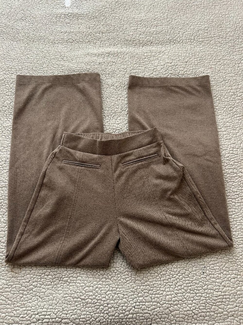 Zara -- girls brown/ grey flare trousers